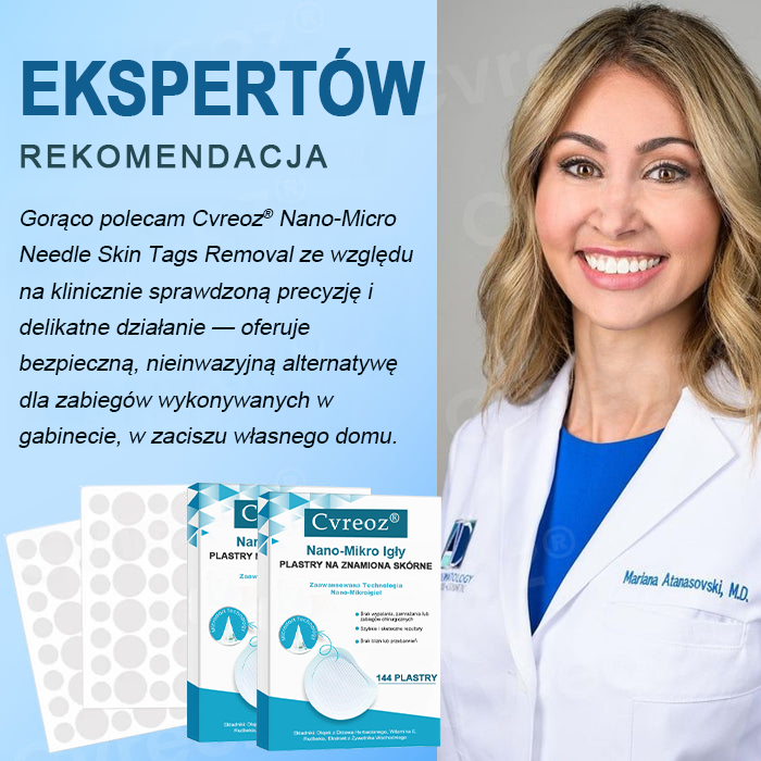 Cvreoz® Nano-Micro Needle Skin Tags Removal Patches