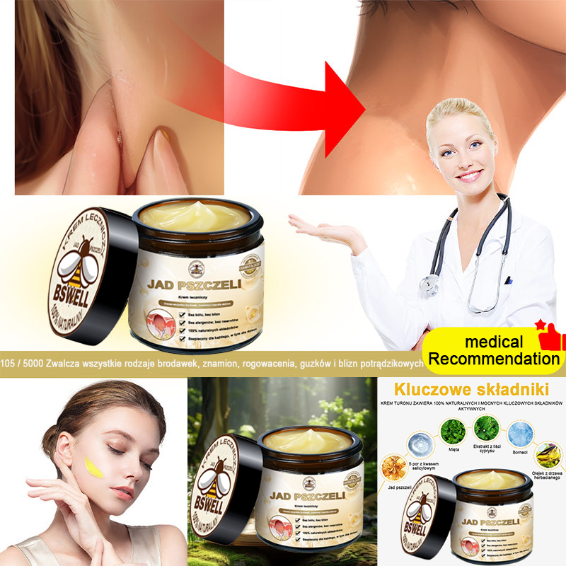 🐝✨𝑩𝑺𝑾𝑬𝑳𝑳® Krem z jadami pszczół 👨⚕️ (Rekomendacja dermatologów) (🔥Ostatni dzień promocji, 80% zniżki)