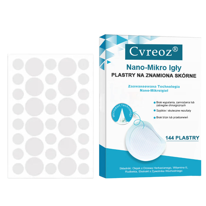 Cvreoz® Nano-Micro Needle Skin Tags Removal Patches