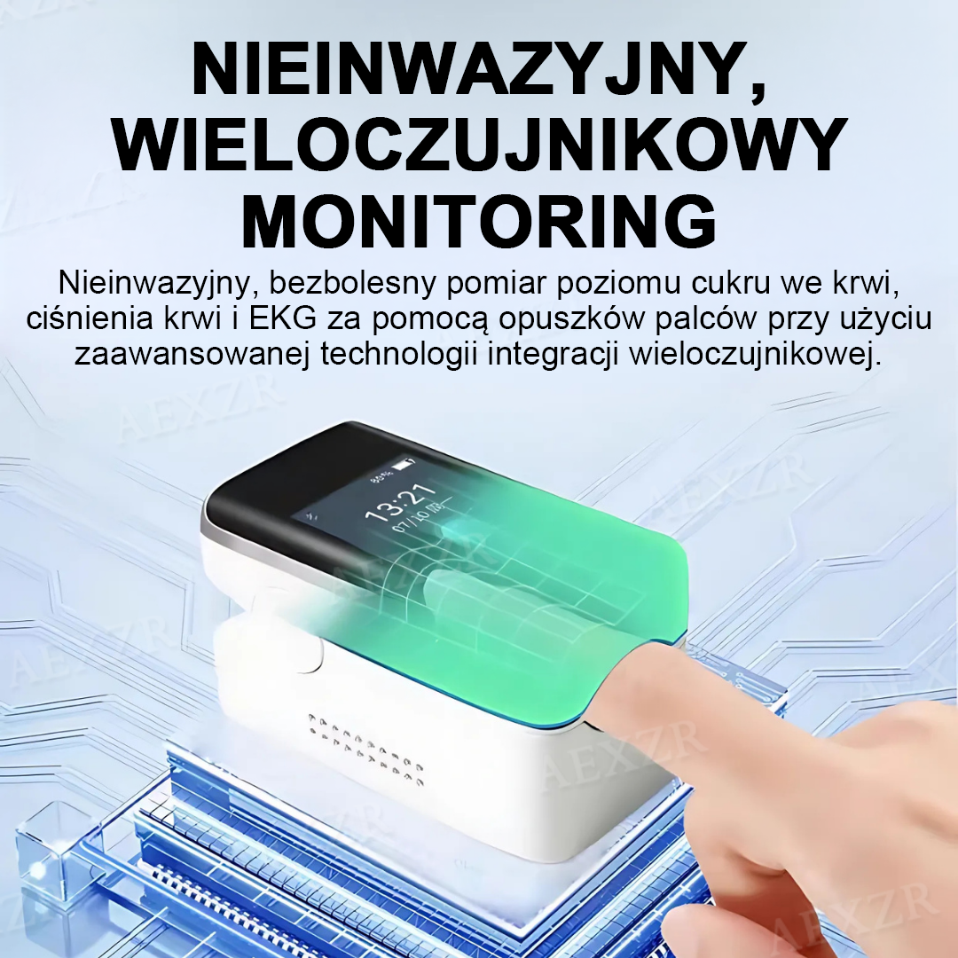 Glycenx™🎉🎉Wyprzedaż Noworoczna🎉- Rabat - 𝟟𝟘% 🅾🅵🅵 Dokładne urządzenie do pomiaru poziomu glukozy we krwi